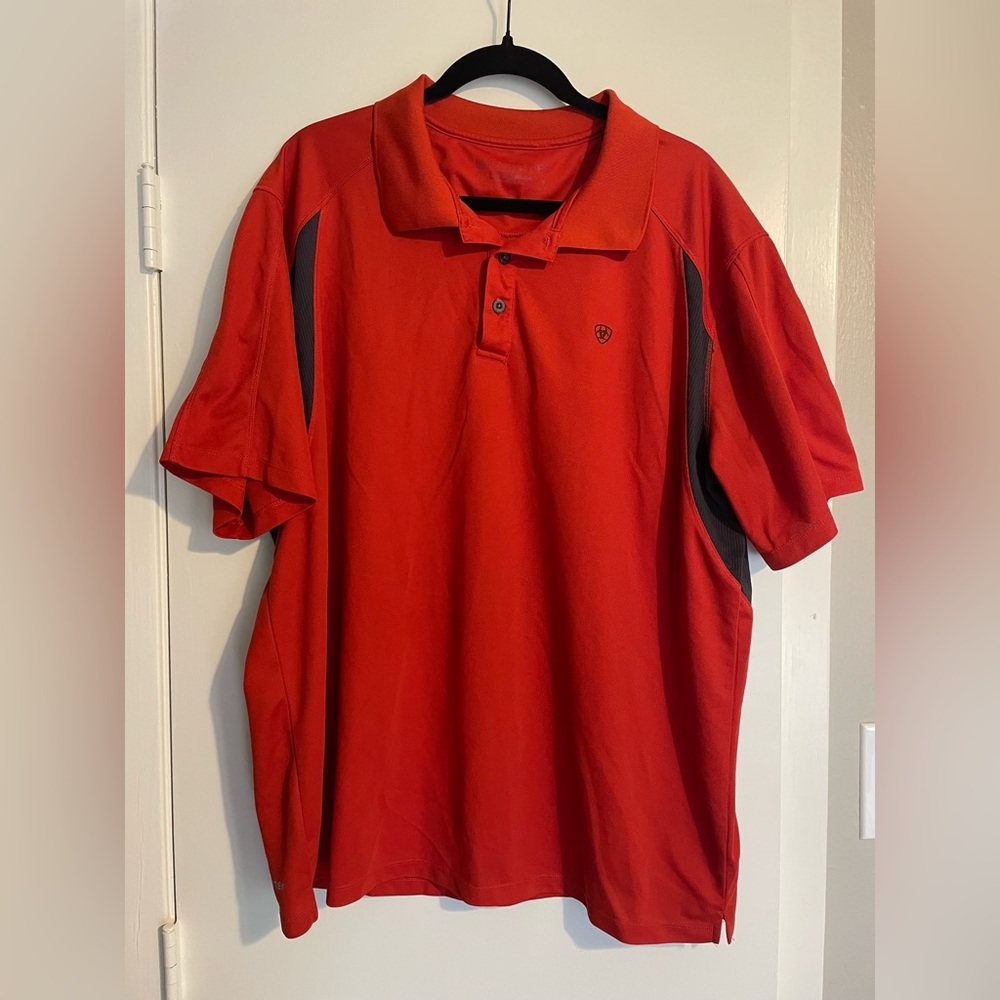 Ariat Orange Polo Shirt